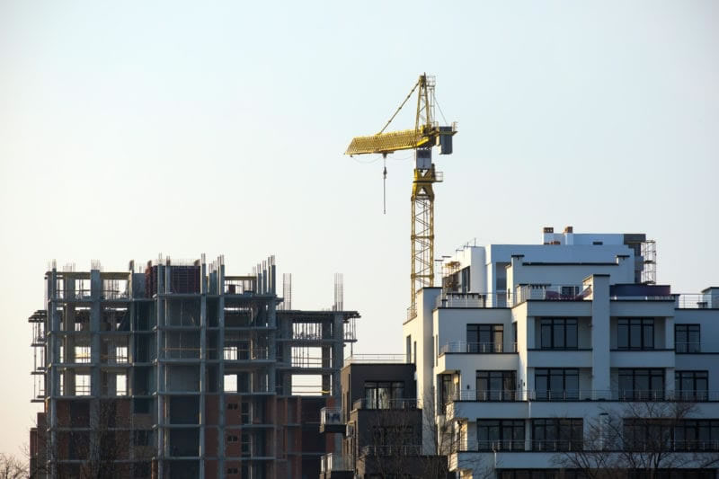 Construction site and property development